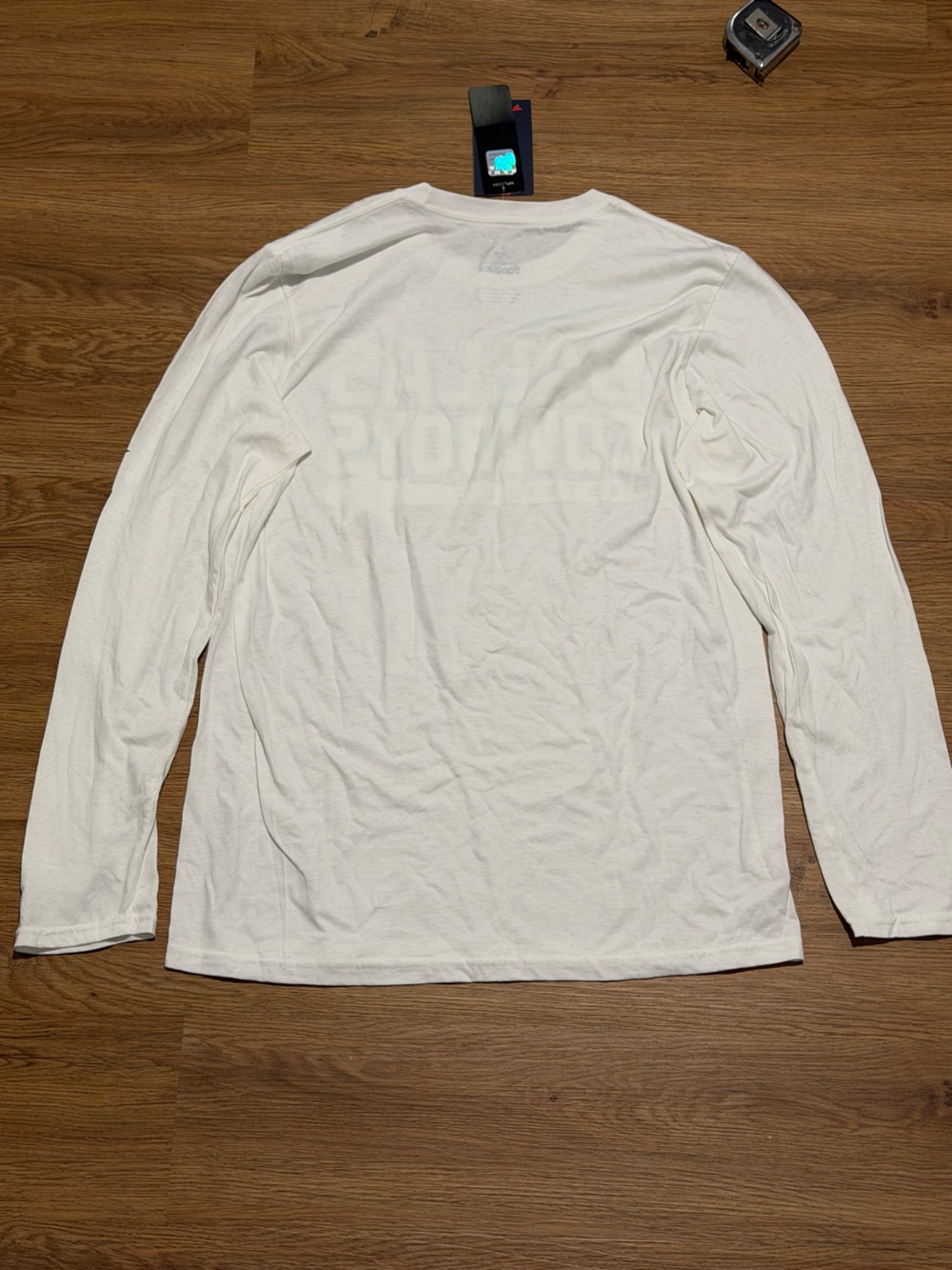 Dallas Cowboys White Long Sleeve Tee - 'America's Team' Sleeve Print - Picture 2 of 4